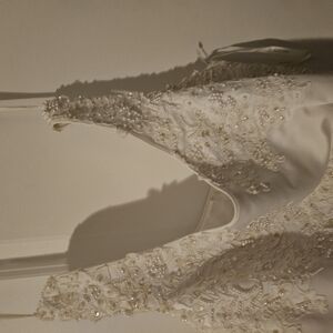 Elegant White Embellished Dress